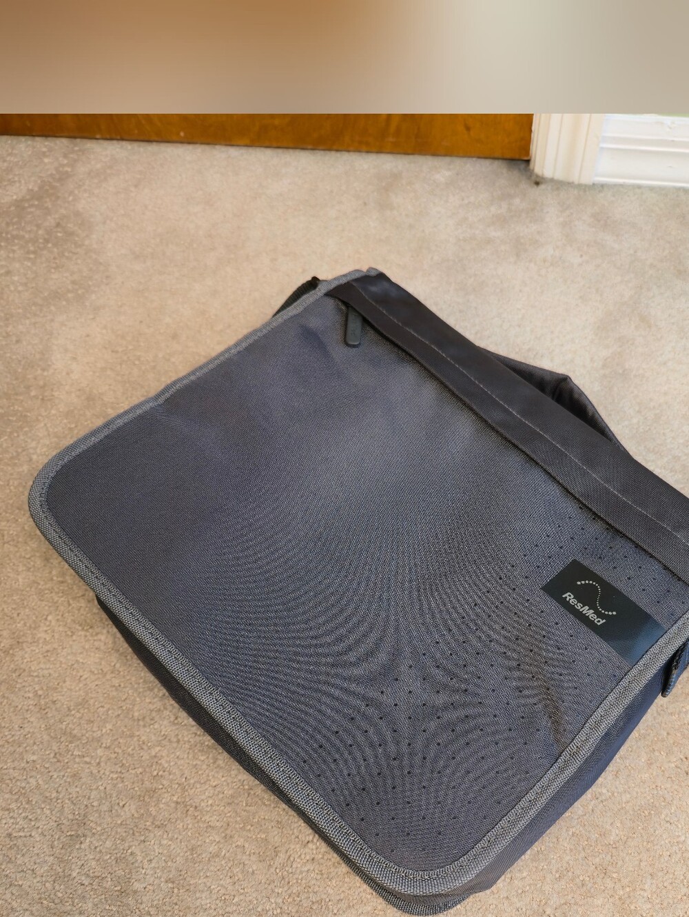 ResMed Airsense 10 Carrying Case Travel Bag Gray Padded 12 x 4 x 11"